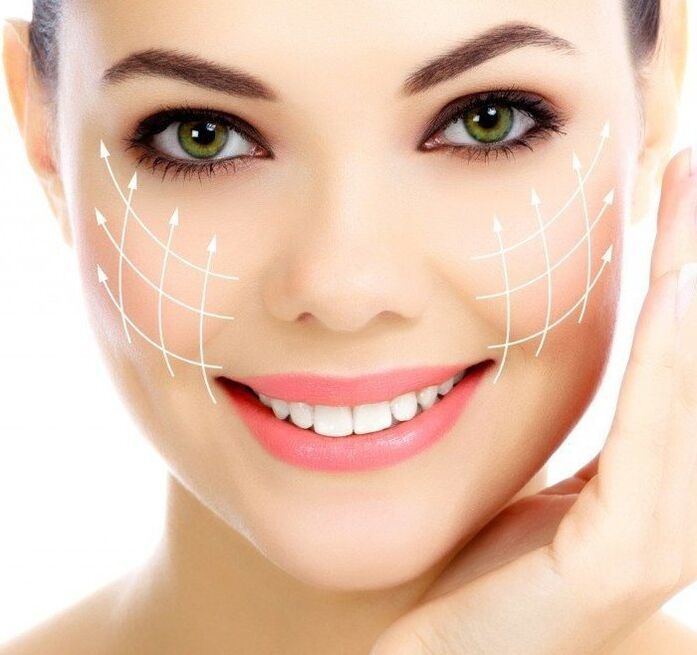 Effective action of anti-wrinkle cream intenskin